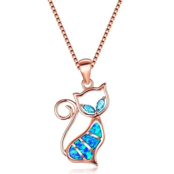 Kitty Necklace in 18k Rose Gold