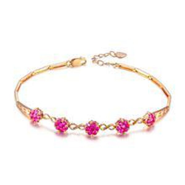 Ruby Bracelet with 18k Gold