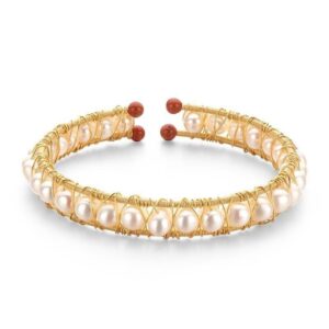 Royal Bracelet with pearls and 14k gold